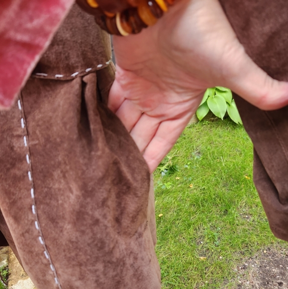 Vintage suede leather jacket - Picture 7 of 14